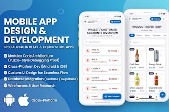 develop a beautiful, fluid and easy to use mobile app mvp