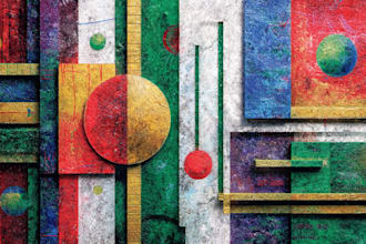 paint digital abstract art works