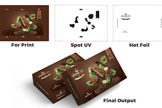 prepare spot uv, hot foil and embossing print ready files