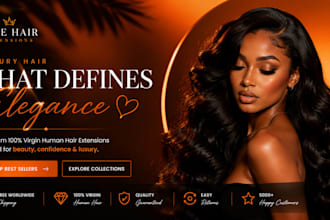 design hair extension shopify store hair extension website hair extension store