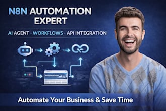 setup n8n ai agent, n8n automation workflow, api integration and chatbot