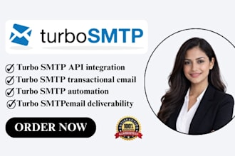 fix turbo SMTP API integration  transactional email turbo SMTP automation