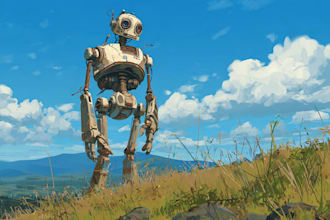 draw cute cartoon robots and fun robot characters
