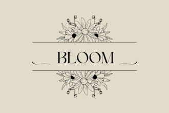 design a minimalist modern logo for your business or startup