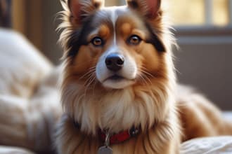 create an epic pet portrait dog portrait cat potrait