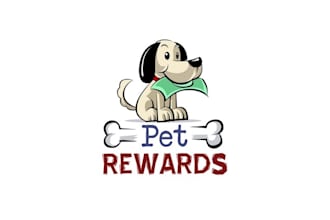 design cashback website focused logo for pet products