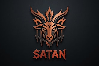 design a dark and edgy gothic logo for your brand