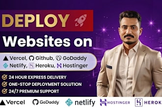 deploy your next js website to netlify, vercel and github