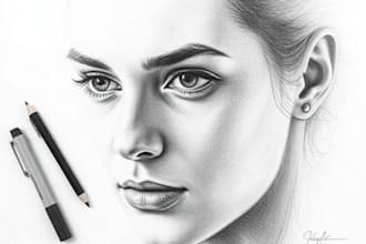create charcoal, pencil, and color illustrations