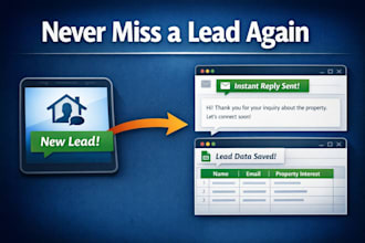 build an ai lead capture and instant follow up system for real estate agent