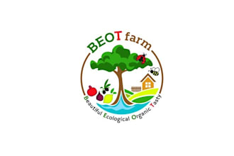 design magnificent super organic farm logo