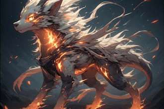 animal character design and concept art for you
