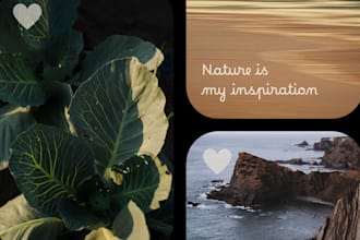 create 10 professional instagram posts