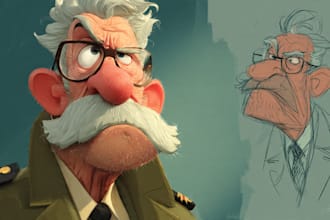 draw anything as a cartoon or cartoon character