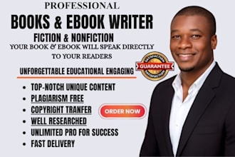 be your ebook writer, book ghostwriter, ebook writer fiction, non fiction book