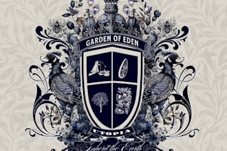 make custom family crest coat of arms logo