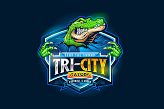 create wonderful and excellent crocodile logo design