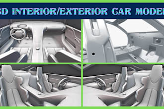 do realistic 3d car modeling, automotive cad design, high quality 3d rendering