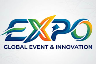 design a professional and eye catching expo logo