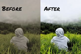 do professional photo  color grading and cinematic retouching