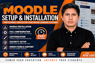 install and configure moodle on your hosting or server