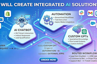 build a custom ai chatbot or automation