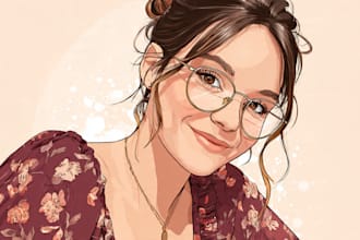 do a cartoon portrait of you, perfect gift