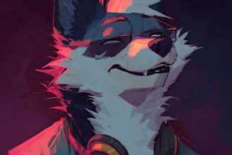 draw custom furry art for you