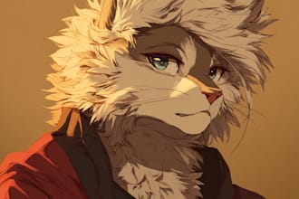draw art of you furry characters for you