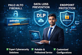 be your network security specialist for firewall,  dlp and endpoint protection