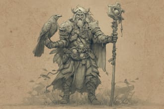 draw a fantasy illustration