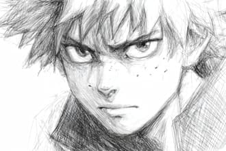 sketch you anime sketch art