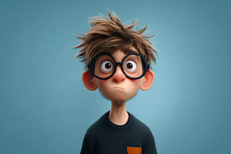 design 2d cartoon character