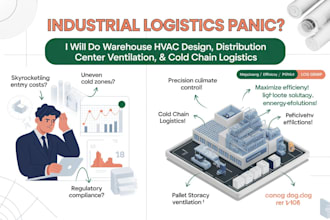 warehouse hvac design, distribution center ventilation, and cold chain logistics
