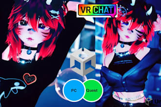 custom vr character commission, furry avatar, vrc avatar, vrchat avatar, vr nsfw
