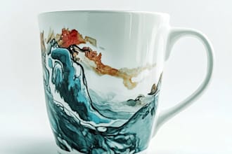 design awesome custom mug design