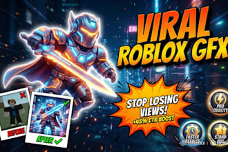 roblox gfx thumbnail icon youtube gaming roblox gfx 3d render custom roblox gfx