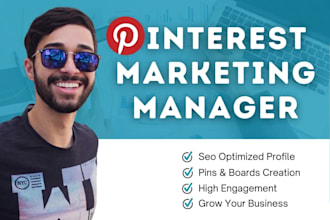 be your pinterest marketing manager and SEO king