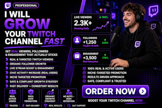 skyrocket your twitch channel growth with real viewers twitch promotion strategy