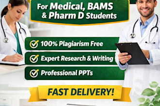 bams, pharmd, nursing PPT and assignments