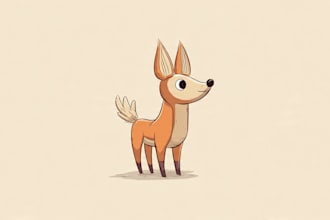 create cute animal cartoon design