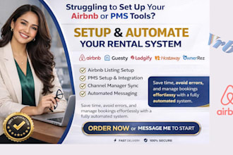 setup listing airbnb vacation rental ownerrez, guesty, lodgify, smoobu, hostaway