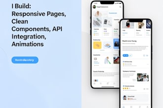 build a modern react or next js frontend UI design