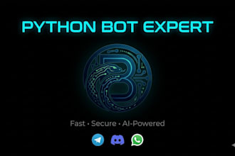 develop professional telegram bots using python and API