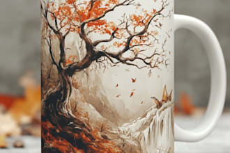 draw a mug or coffee mug design