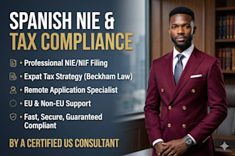 obtain your spanish nie or portugal nif and handle tax registration