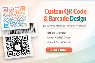create custom qr code generator bar code business card qr design for web app