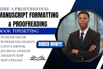 proofreading, manuscript formatting, book typesetting, kdp upload for amazon kdp