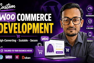 develop custom woocommerce store, payment gateways, and store features