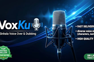 do sinhala voice over and dubbing